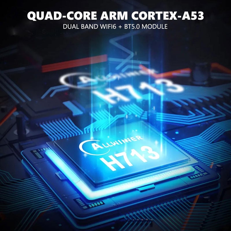 Chicdaze Mini Projector, Portable Projector, Smart Projector Support 4K 1080P with Dual-Band WIFI6 5G Wireless 5.4 Bluetooth, 160 ANSI, Auto Keystone Correction for Home Bedroom Outdoor, HY300PRO KTV - Image 4